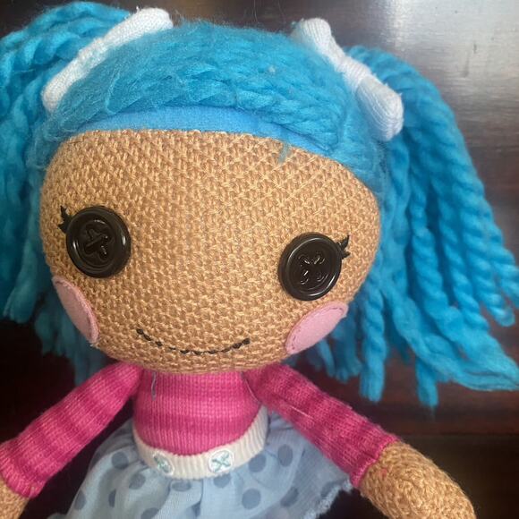 Lalaloopsy Mittens Soft Doll Plush Pink Blue Hair - Picture 2 of 10